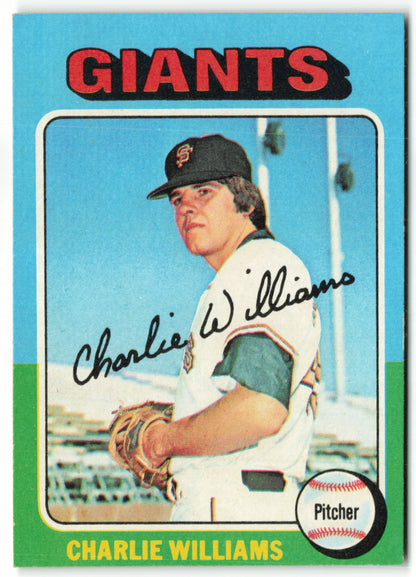 1975 Topps #449 Charlie Williams