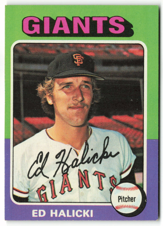 1975 Topps #467 Ed Halicki