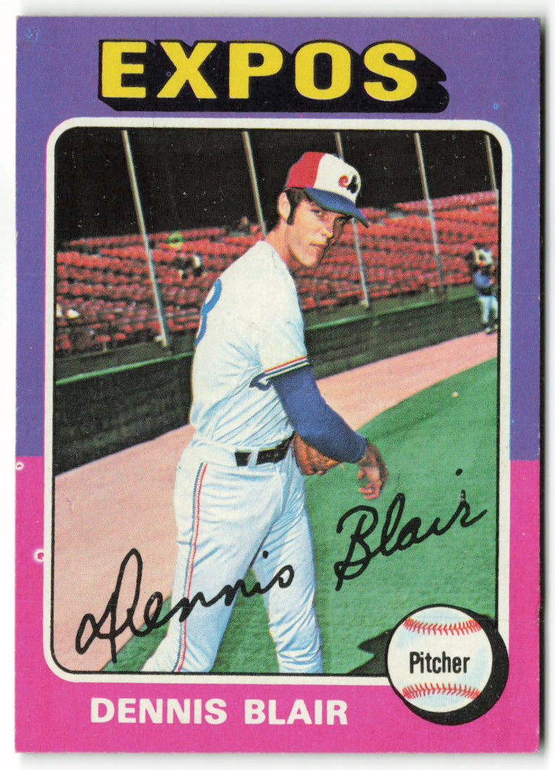 1975 Topps #521 Dennis Blair