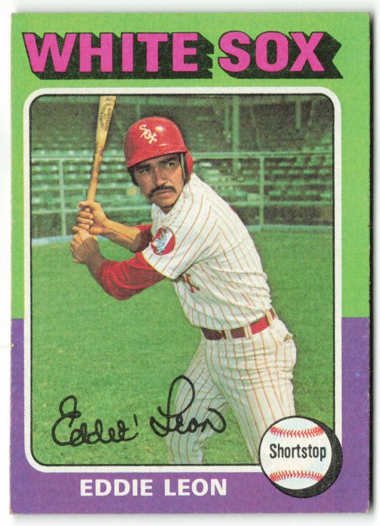 1975 Topps #528 Eddie Leon