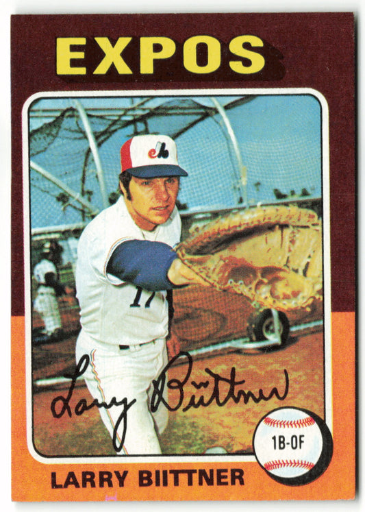 1975 Topps #543 Larry Biittner