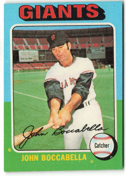 1975 Topps #553 John Boccabella