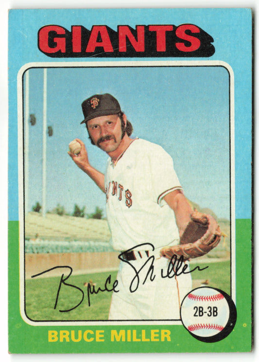 1975 Topps #606 Bruce Miller