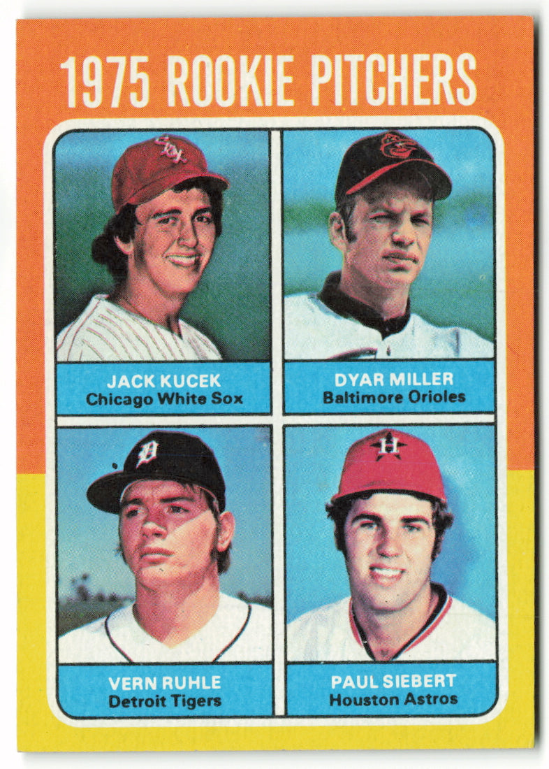 1975 Topps #614 Rookie Pitchers