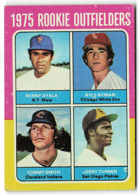 1975 Topps #619 Ayala/Nyman/Turner/ RC