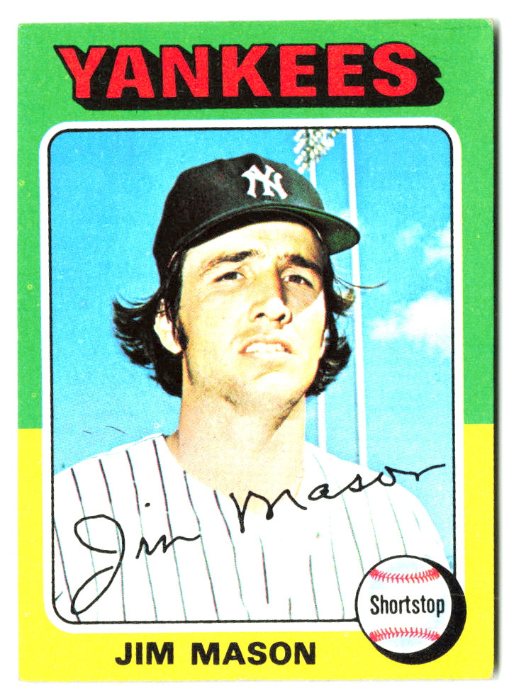 1975 Topps Mini #136 Jim Mason