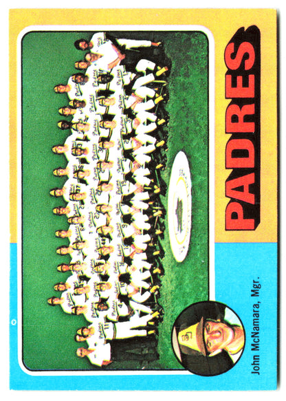 1975 Topps Mini #146 S.D. Padres Team Card/J.McNamara