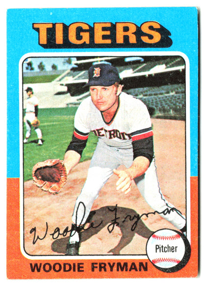 1975 Topps Mini #166 Woodie Fryman