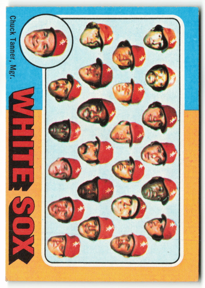 1975 Topps Mini #276 Chicago White Sox Team Card/C.Tanner