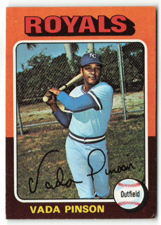 1975 Topps Mini #295 Vada Pinson