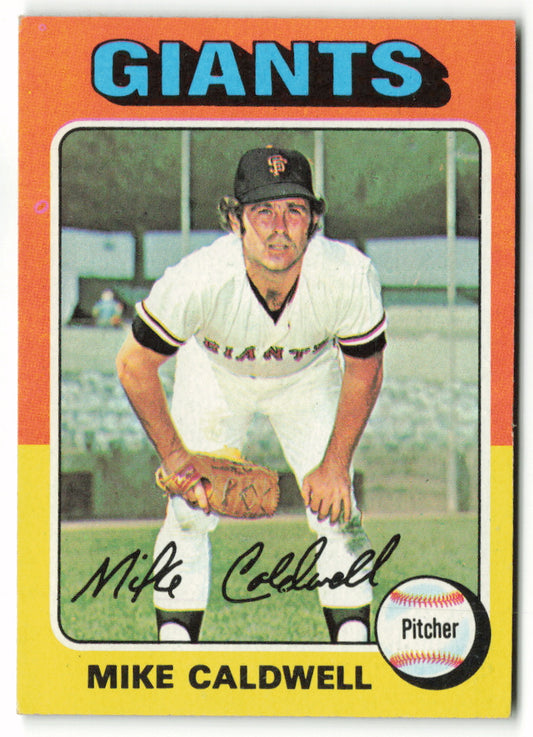 1975 Topps Mini #347 Mike Caldwell