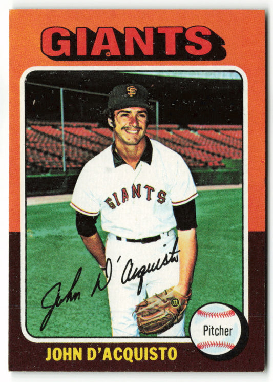 1975 Topps Mini #372 John D'Acquisto