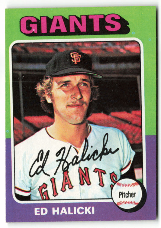 1975 Topps Mini #467 Ed Halicki