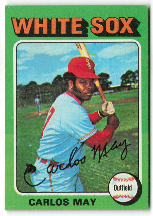 1975 Topps Mini #480 Carlos May