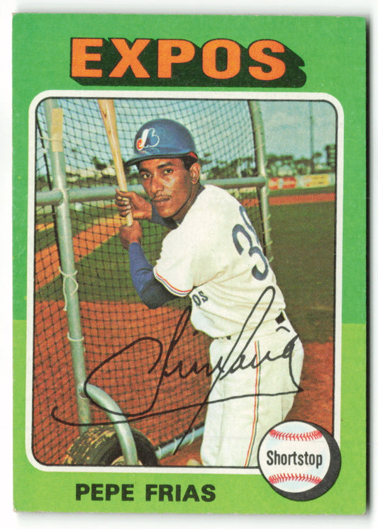 1975 Topps Mini #496 Pepe Frias