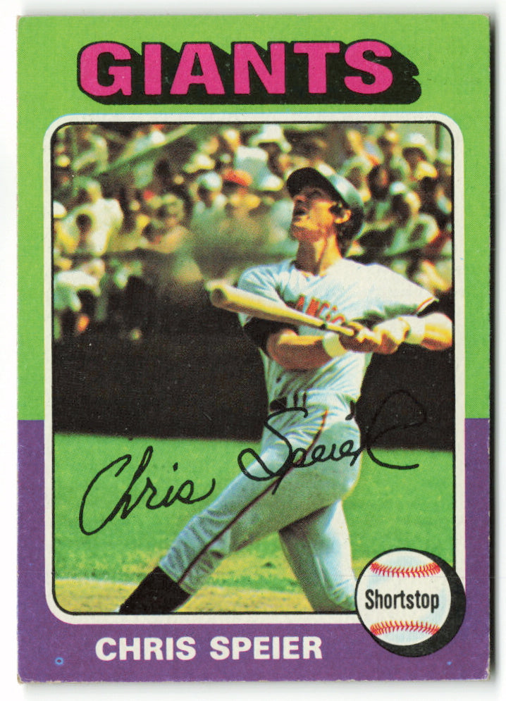 1975 Topps Mini #505 Chris Speier