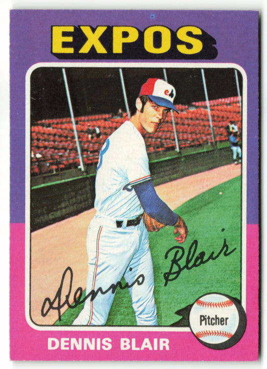 1975 Topps Mini #521 Dennis Blair