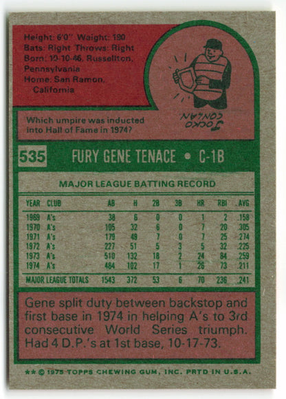 1975 Topps Mini #533 Rudy Meoli