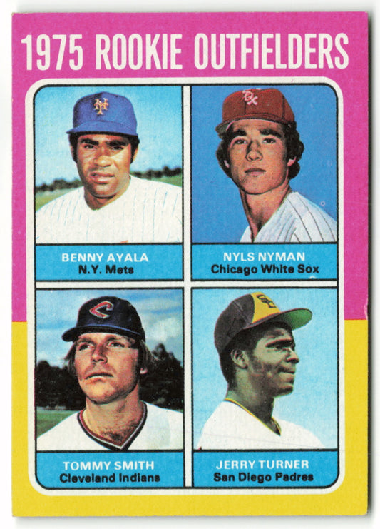 1975 Topps Mini #619 Ayala/Nyman/Turner/ RC