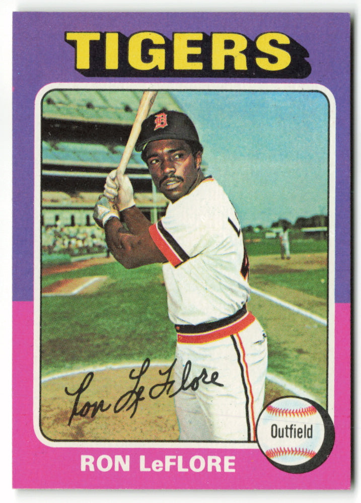 1975 Topps Mini #628 Ron LeFlore RC