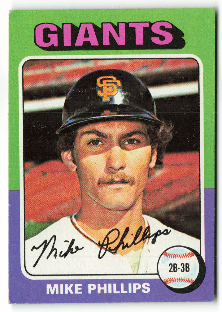 1975 Topps Mini #642 Mike Phillips