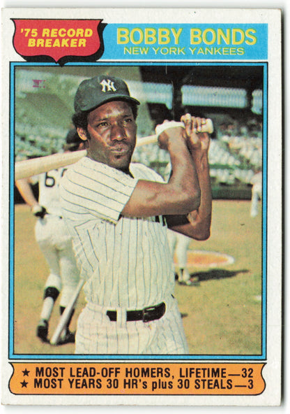 1976 Topps #002 Bobby Bonds RB