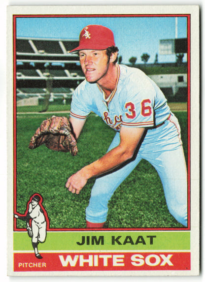 1976 Topps #080 Jim Kaat