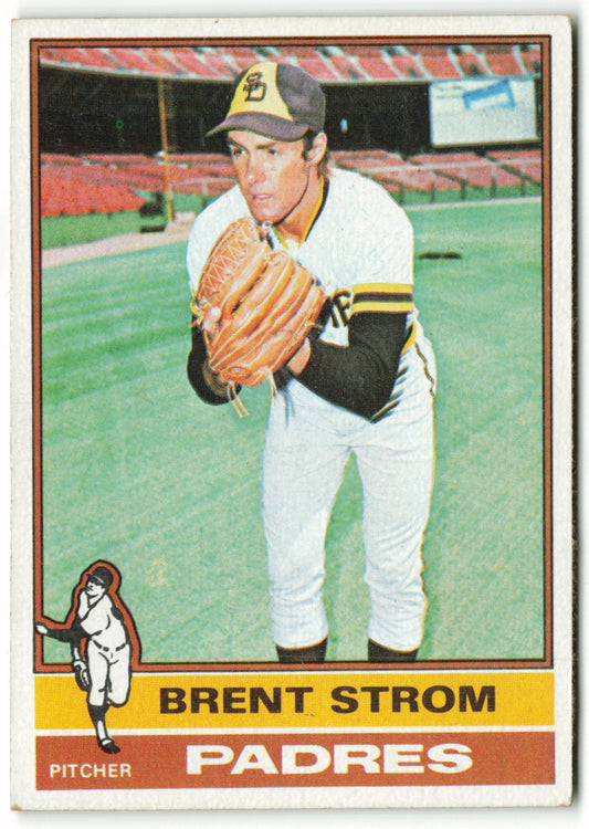 1976 Topps #084 Brent Strom