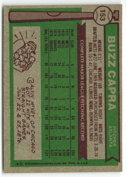 1976 Topps #154 Bucky Dent