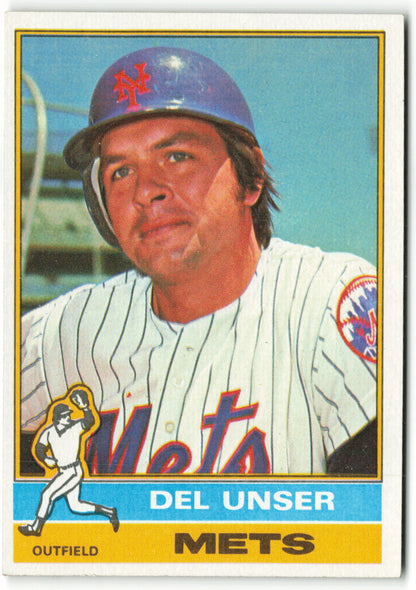 1976 Topps #268 Del Unser