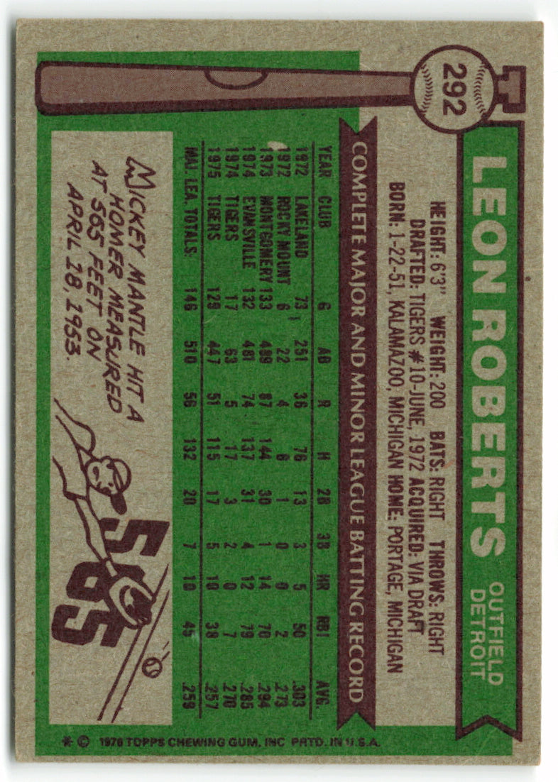 1976 Topps #291 Ken Sanders