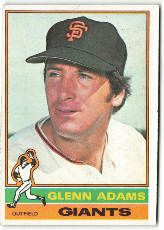 1976 Topps #389 Glenn Adams RC