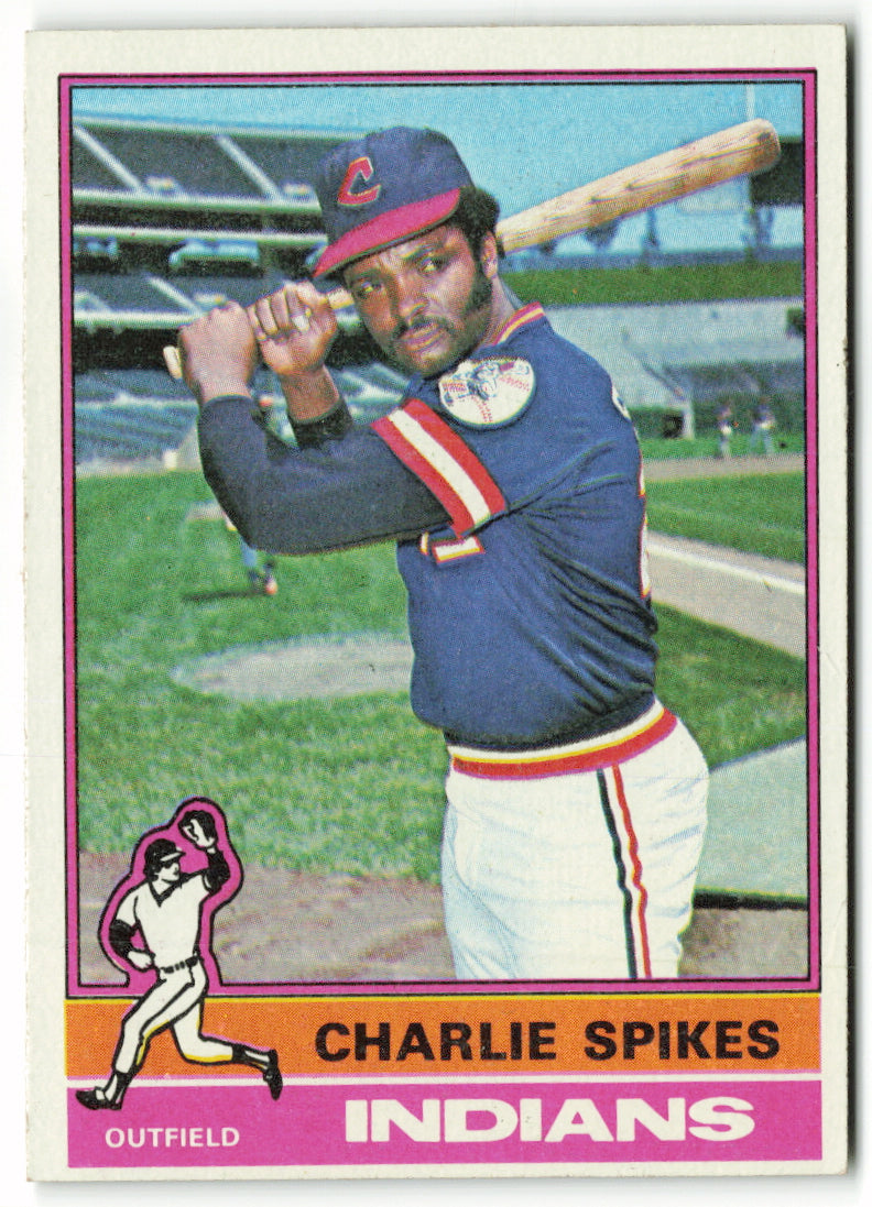 1976 Topps #408 Charlie Spikes