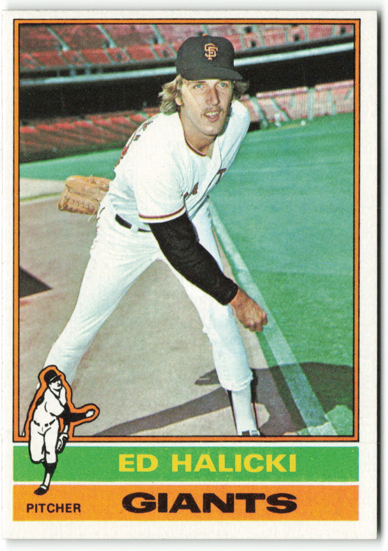 1976 Topps #423 Ed Halicki