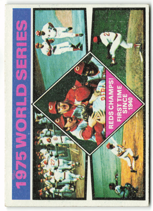 1976 Topps #462 1975 World Series World Series