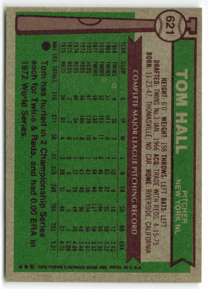 1976 Topps #621 Tom Hall