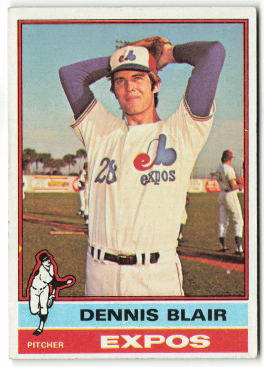 1976 Topps #642 Dennis Blair