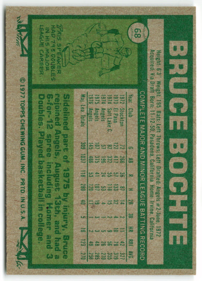 1977 Topps #068 Bruce Bochte