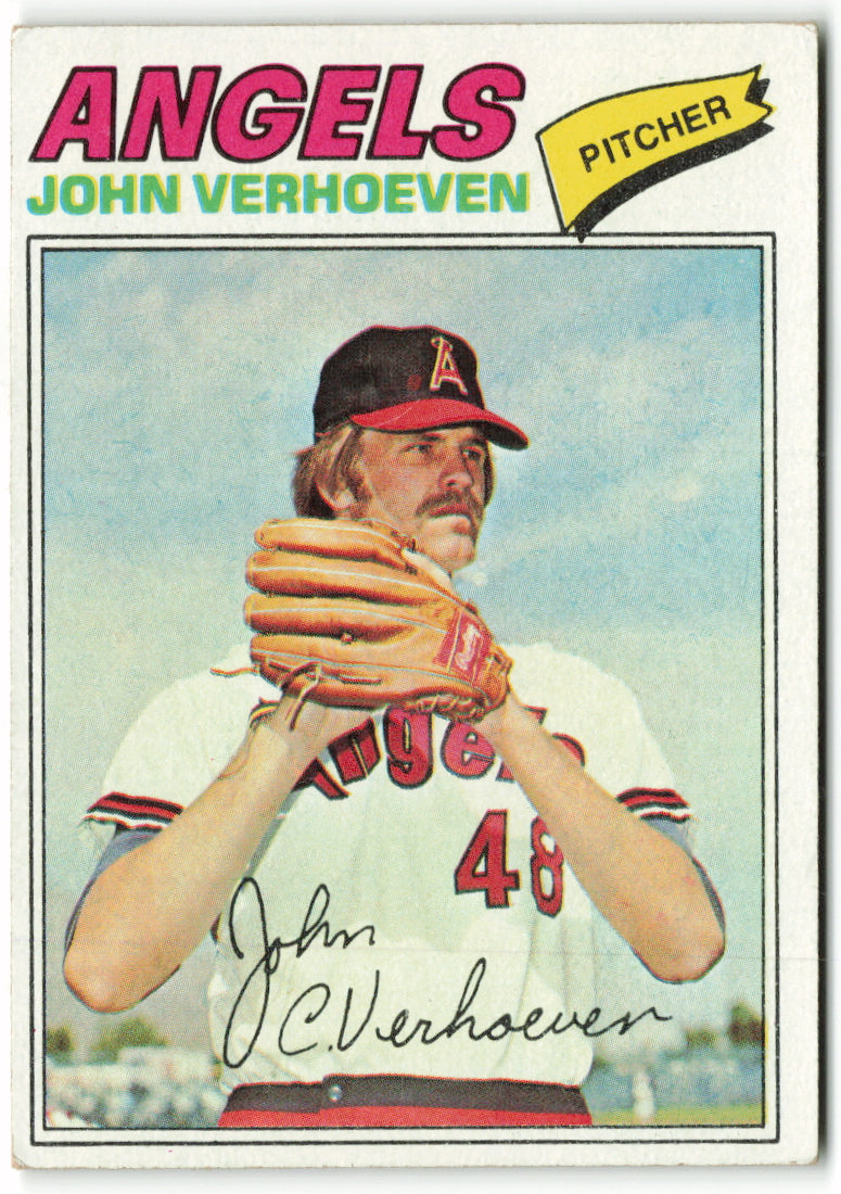 1977 Topps #091 John Verhoeven RC