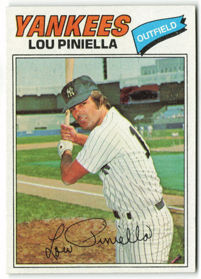 1977 Topps #096 Lou Piniella