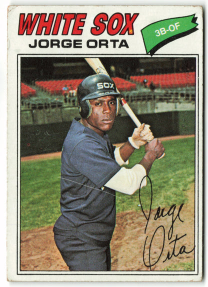 1977 Topps #109 Jorge Orta