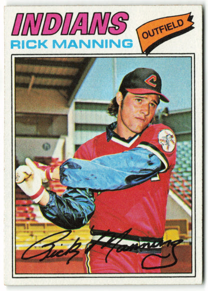 1977 Topps #115 Rick Manning