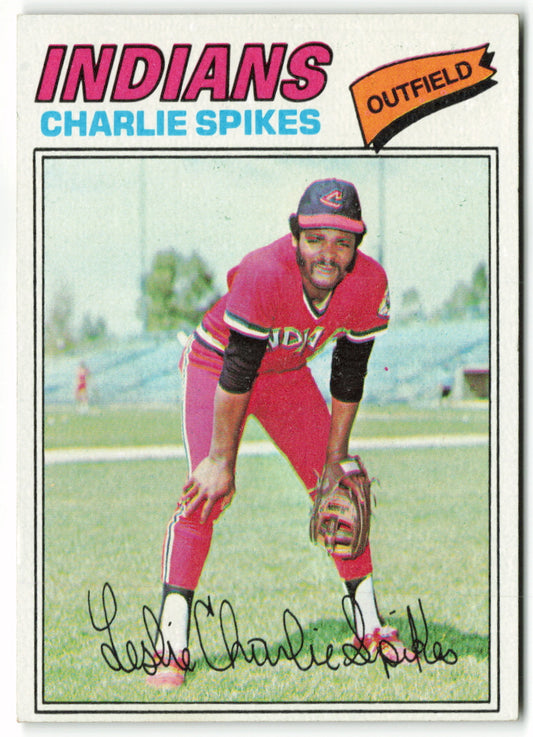 1977 Topps #168 Charlie Spikes