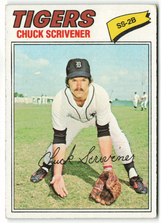 1977 Topps #173 Chuck Scrivener RC