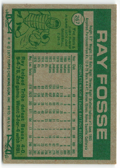 1977 Topps #267 Ray Fosse