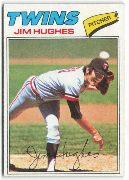 1977 Topps #304 Jim Hughes