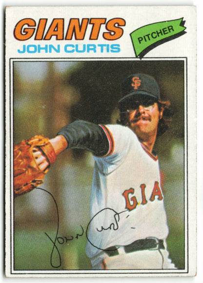 1977 Topps #324 John Curtis