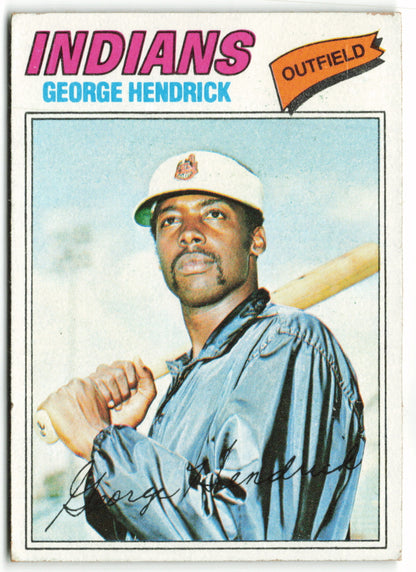 1977 Topps #330 George Hendrick