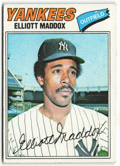 1977 Topps #332 Elliott Maddox