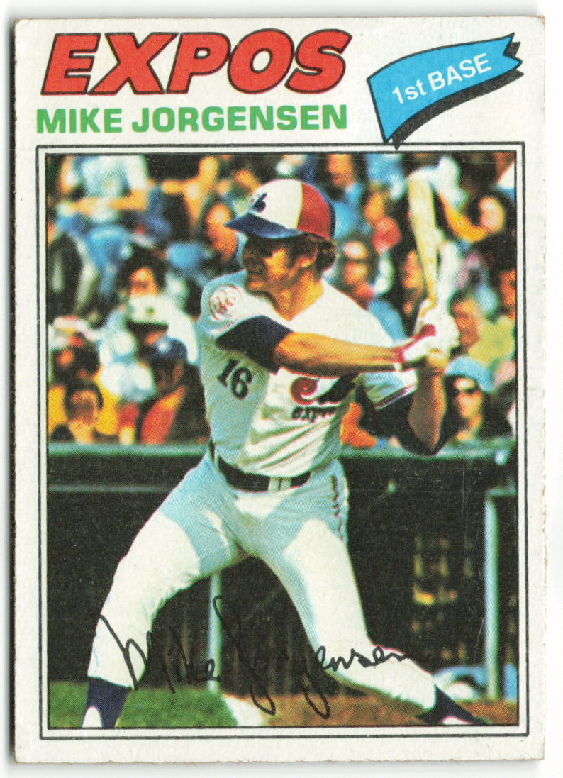 1977 Topps #368 Mike Jorgensen